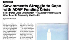 Goverments Struggle to Cope with ADAP Funding Crisis